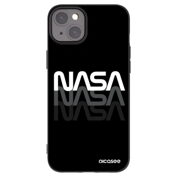 Picasee silikonový černý obal pro Apple iPhone 15 Plus - NASA Triple