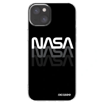 Picasee silikonový průhledný obal pro Apple iPhone 15 Plus - NASA Triple
