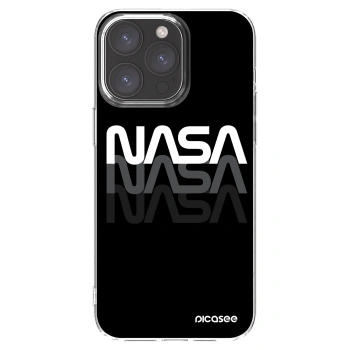 Picasee silikonový průhledný obal pro Apple iPhone 15 Pro Max - NASA Triple