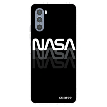 Picasee silikonový průhledný obal pro Motorola Moto G62 - NASA Triple