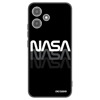 Picasee silikonový černý obal pro Xiaomi Redmi 12 5G - NASA Triple