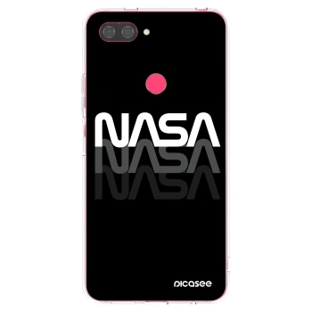 Picasee silikonový průhledný obal pro Xiaomi Mi 8 Lite - NASA Triple
