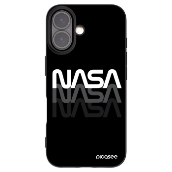 Picasee silikonový černý obal pro Apple iPhone 16 - NASA Triple