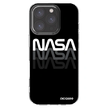 Picasee silikonový průhledný obal pro Apple iPhone 16 Pro - NASA Triple