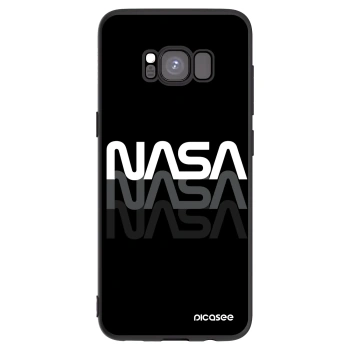 Picasee silikonový černý obal pro Samsung Galaxy S8 G950F - NASA Triple