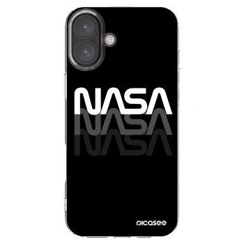 Picasee silikonový průhledný obal pro Apple iPhone 16 Plus - NASA Triple