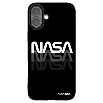 Picasee silikonový černý obal pro Apple iPhone 16 Plus - NASA Triple