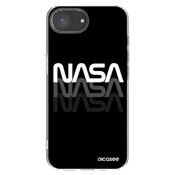 Picasee silikonový průhledný obal pro Apple iPhone 16e - NASA Triple