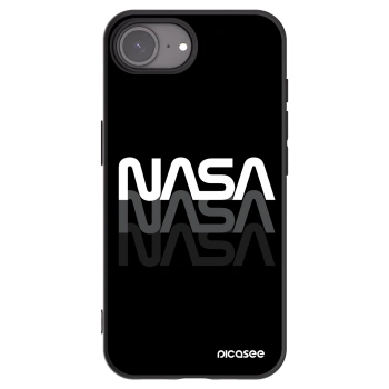 Picasee silikonový černý obal pro Apple iPhone 16e - NASA Triple