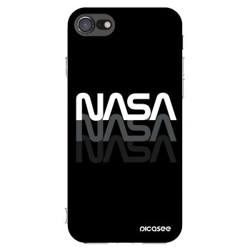 Picasee silikonový průhledný obal pro Apple iPhone 7 - NASA Triple