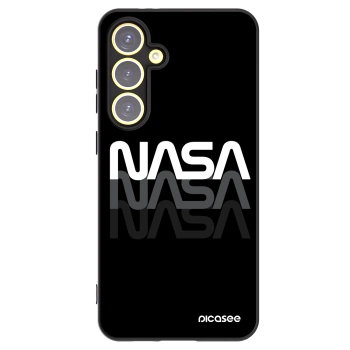 Picasee silikonový černý obal pro Samsung Galaxy S24 FE S721B - NASA Triple