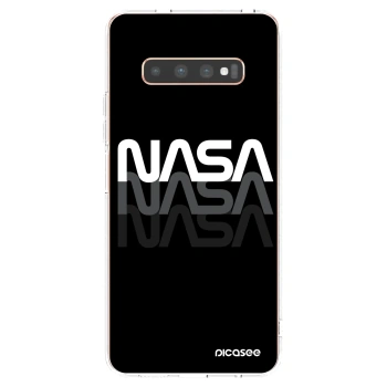 Picasee silikonový průhledný obal pro Samsung Galaxy S10 Plus G975 - NASA Triple