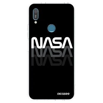 Picasee silikonový průhledný obal pro Huawei Y6 2019 - NASA Triple