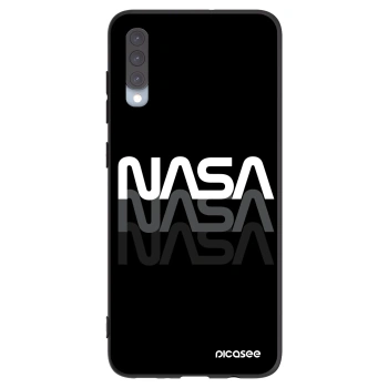 Picasee silikonový černý obal pro Samsung Galaxy A70 A705F - NASA Triple
