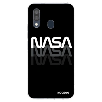 Picasee silikonový průhledný obal pro Samsung Galaxy A40 A405F - NASA Triple