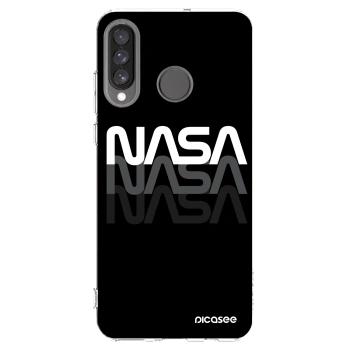 Picasee silikonový průhledný obal pro Huawei P30 Lite - NASA Triple