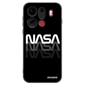 Picasee silikonový černý obal pro OPPO Find X9 Pro - NASA Triple