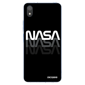Picasee silikonový průhledný obal pro Xiaomi Redmi 7A - NASA Triple