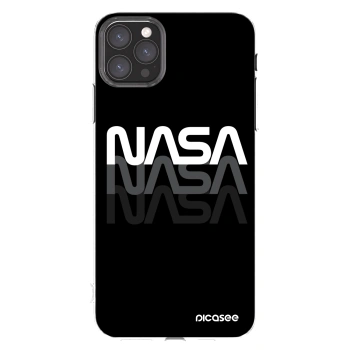Picasee silikonový průhledný obal pro Apple iPhone 11 Pro Max - NASA Triple