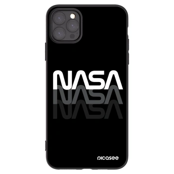 Picasee silikonový černý obal pro Apple iPhone 11 Pro Max - NASA Triple