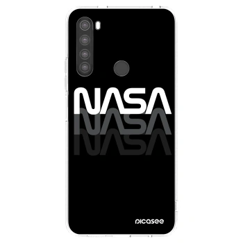 Picasee silikonový průhledný obal pro Xiaomi Redmi Note 8 - NASA Triple