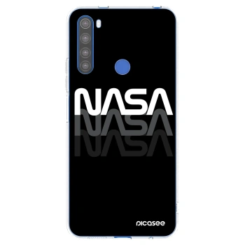Picasee silikonový průhledný obal pro Xiaomi Redmi Note 8T - NASA Triple