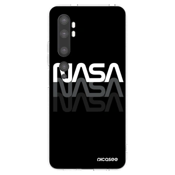 Picasee silikonový průhledný obal pro Xiaomi Mi Note 10 (Pro) - NASA Triple