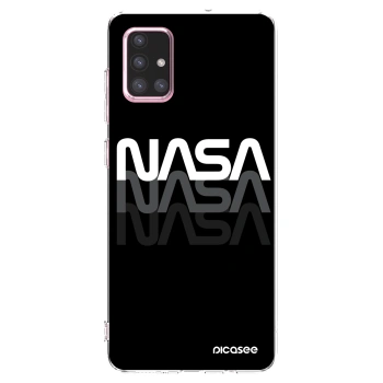 Picasee silikonový průhledný obal pro Samsung Galaxy A71 A715F - NASA Triple