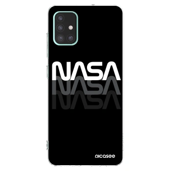 Picasee silikonový průhledný obal pro Samsung Galaxy A51 A515F - NASA Triple