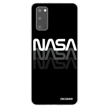 Picasee silikonový průhledný obal pro Samsung Galaxy S20 G980F - NASA Triple