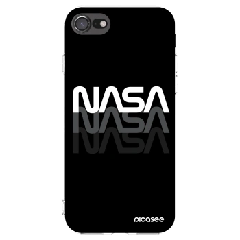 Picasee silikonový průhledný obal pro Apple iPhone SE 2020 - NASA Triple