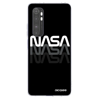 Picasee silikonový průhledný obal pro Xiaomi Mi Note 10 Lite - NASA Triple