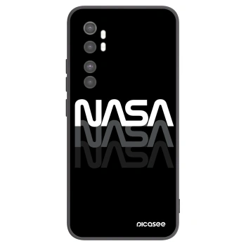 Picasee silikonový černý obal pro Xiaomi Mi Note 10 Lite - NASA Triple