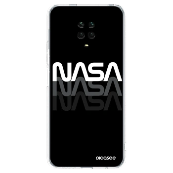 Picasee silikonový průhledný obal pro Xiaomi Redmi Note 9S - NASA Triple