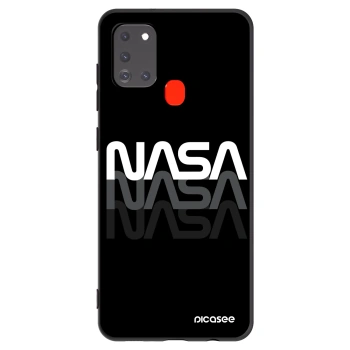 Picasee silikonový černý obal pro Samsung Galaxy A21s - NASA Triple