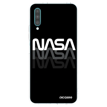 Picasee silikonový průhledný obal pro Samsung Galaxy A30s A307F - NASA Triple