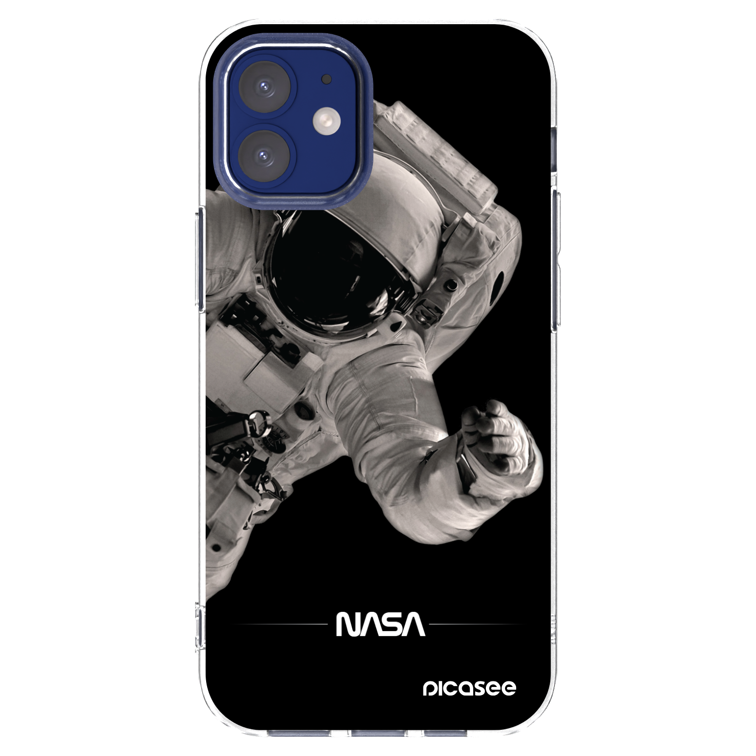 Picasee silikonový průhledný obal pro Apple iPhone 12 mini - Astronaut Big