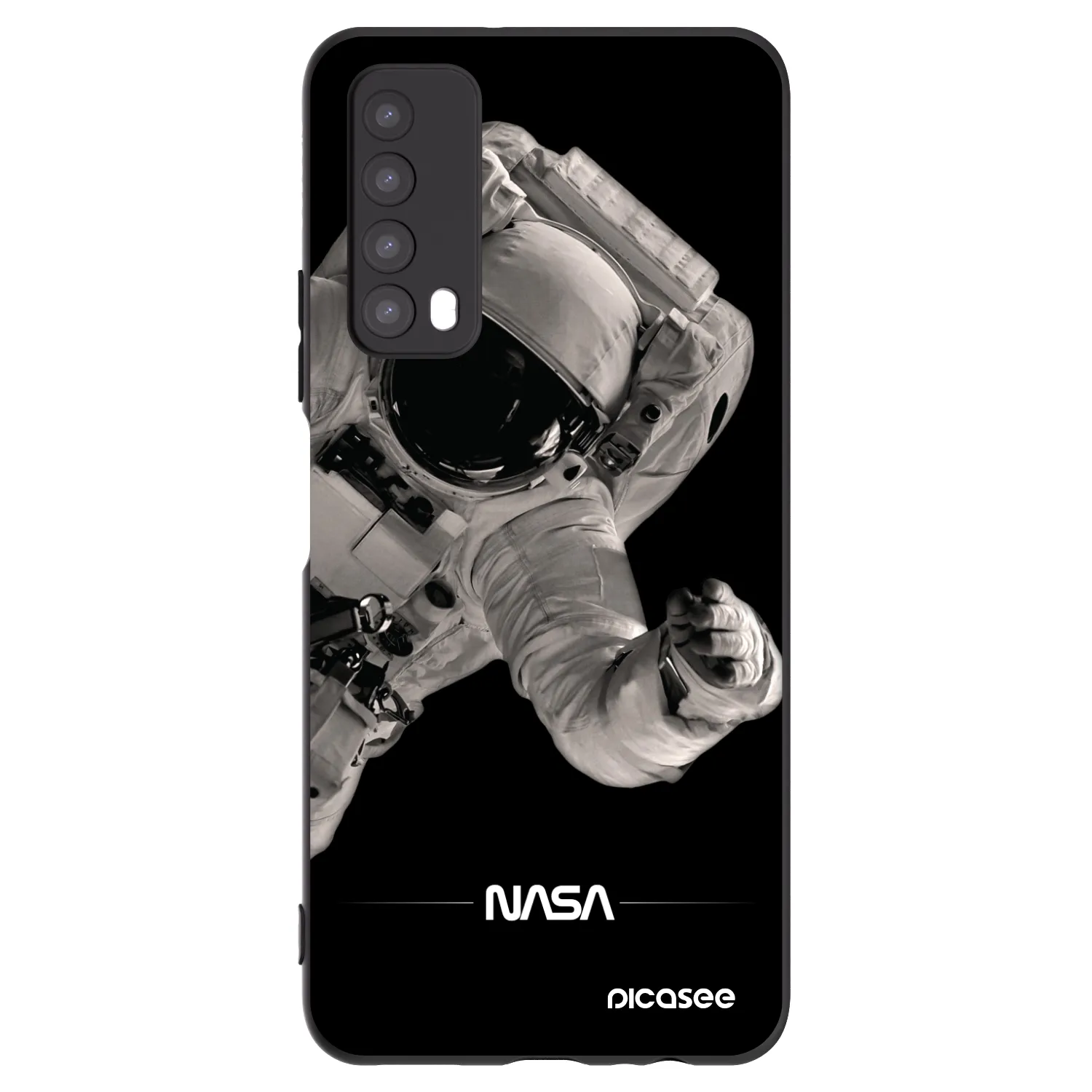 Picasee silikonový černý obal pro Huawei P Smart 2021 - Astronaut Big