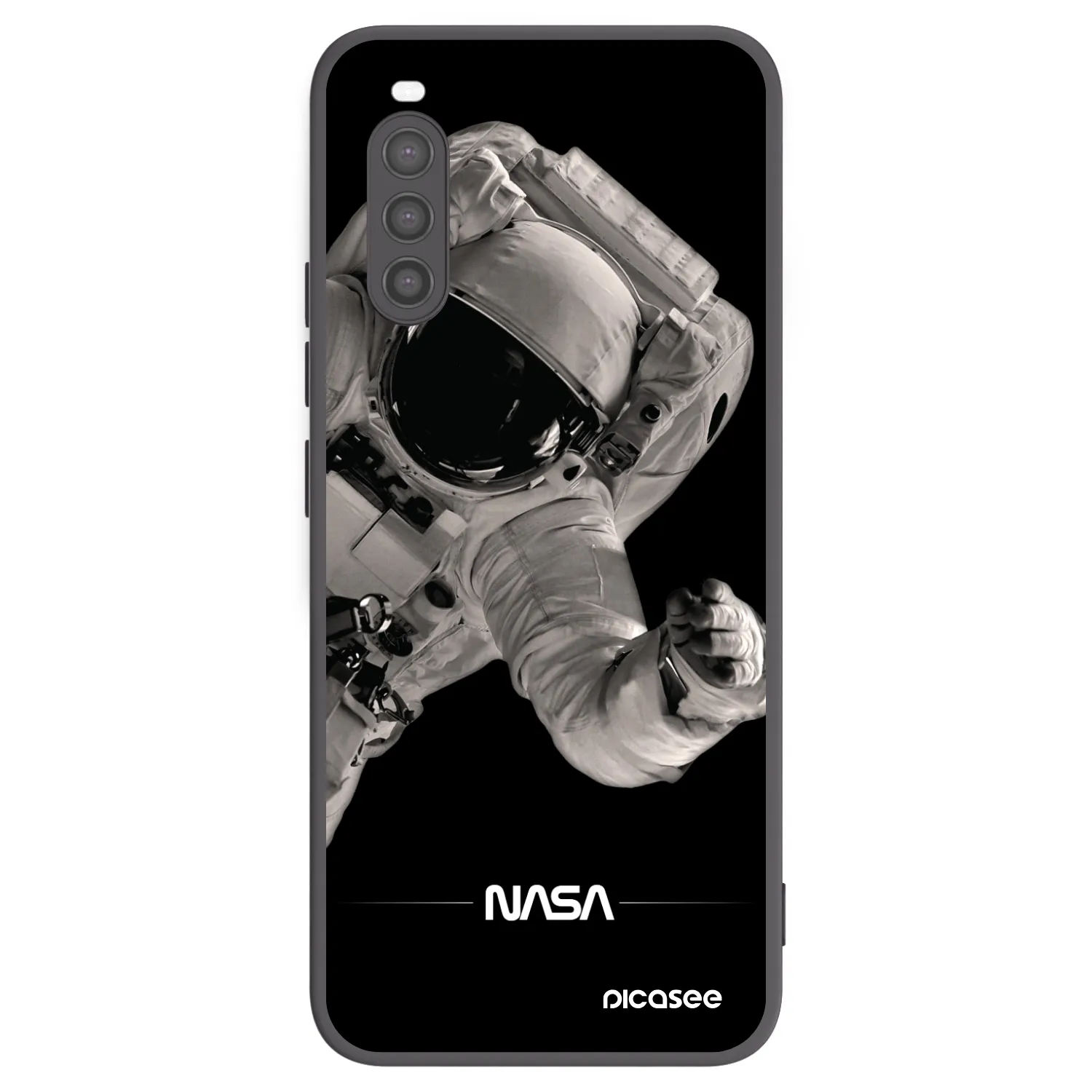 Picasee silikonový černý obal pro Sony Xperia 10 II - Astronaut Big