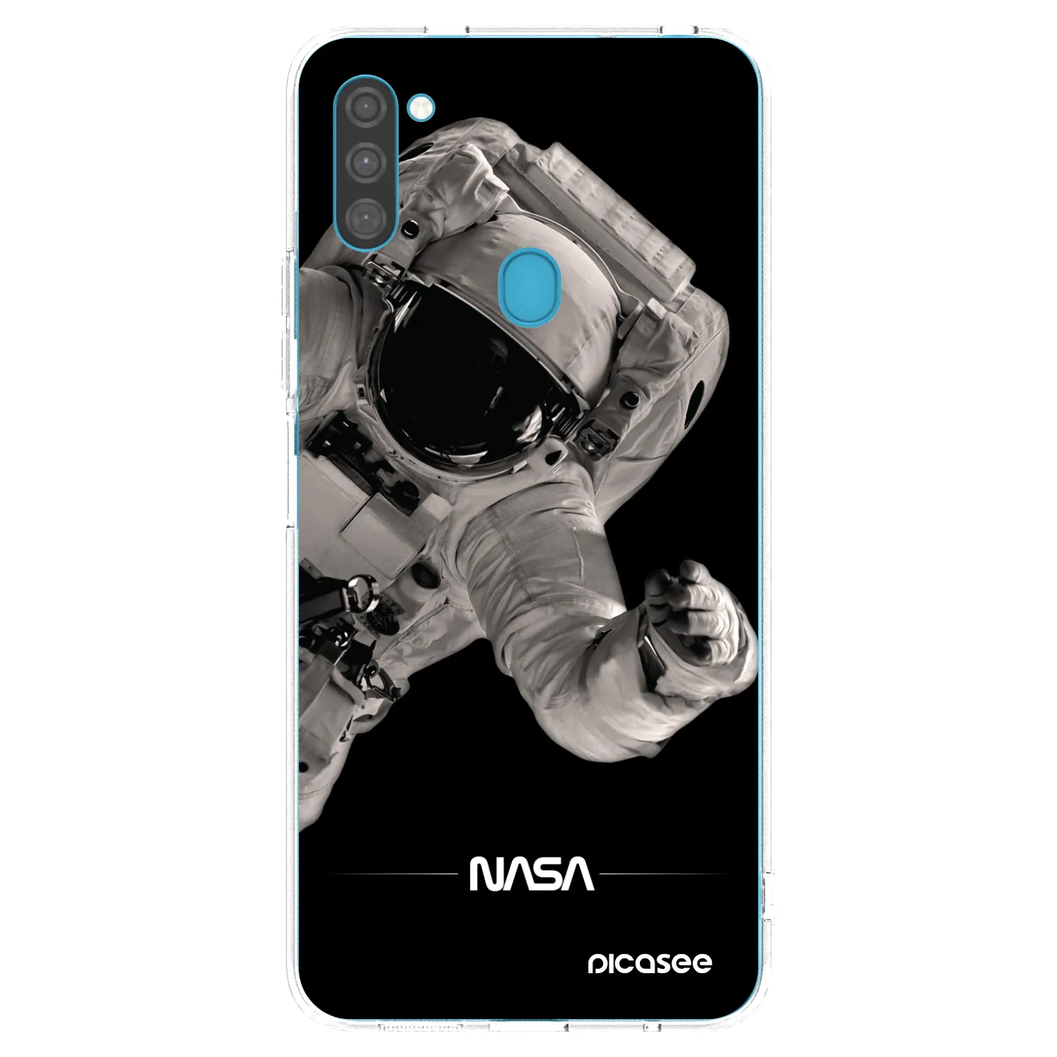Picasee silikonový průhledný obal pro Samsung Galaxy M11 - Astronaut Big