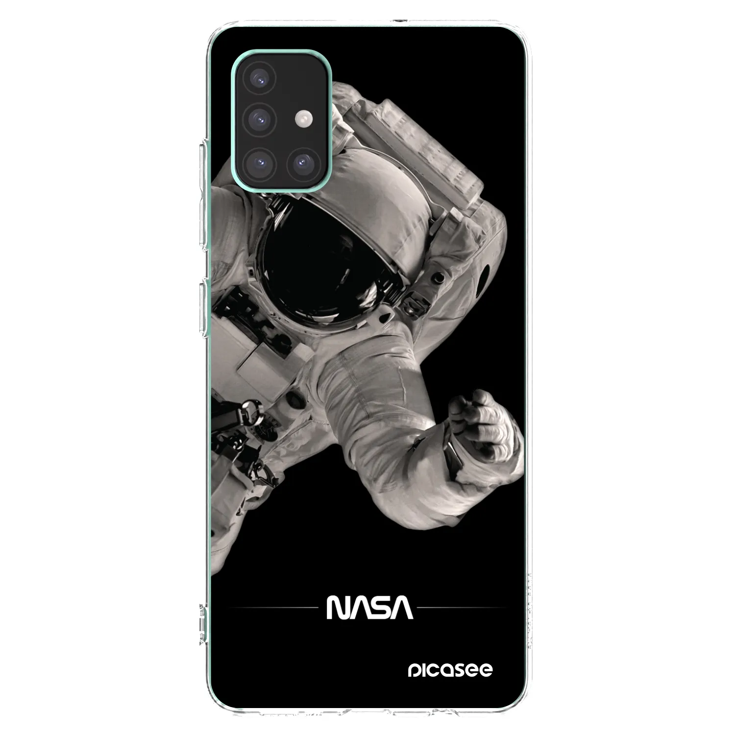 Picasee silikonový průhledný obal pro Samsung Galaxy M51 M515F - Astronaut Big