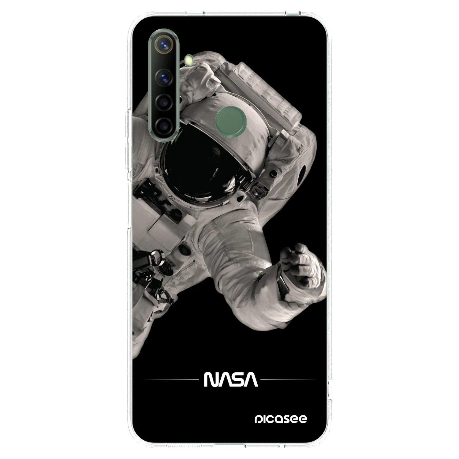Picasee silikonový průhledný obal pro Realme 6i - Astronaut Big