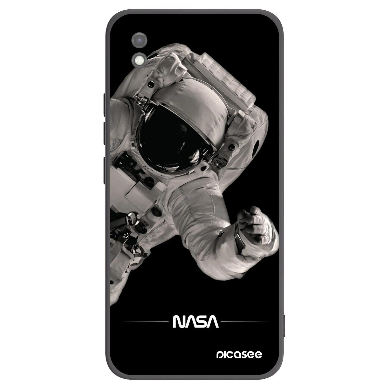 Picasee silikonový černý obal pro Xiaomi Redmi 9AT - Astronaut Big