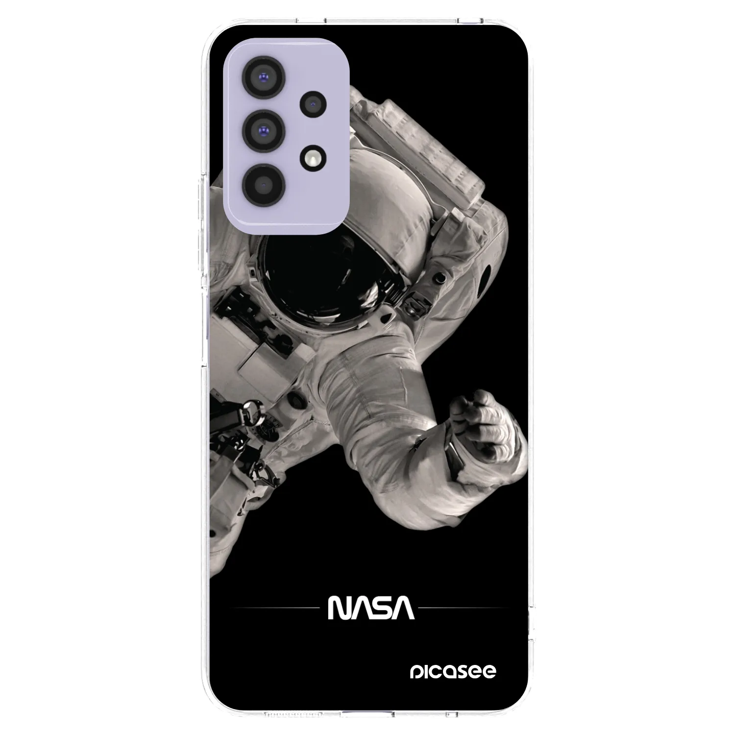 Picasee silikonový průhledný obal pro Samsung Galaxy A32 4G SM-A325F - Astronaut Big