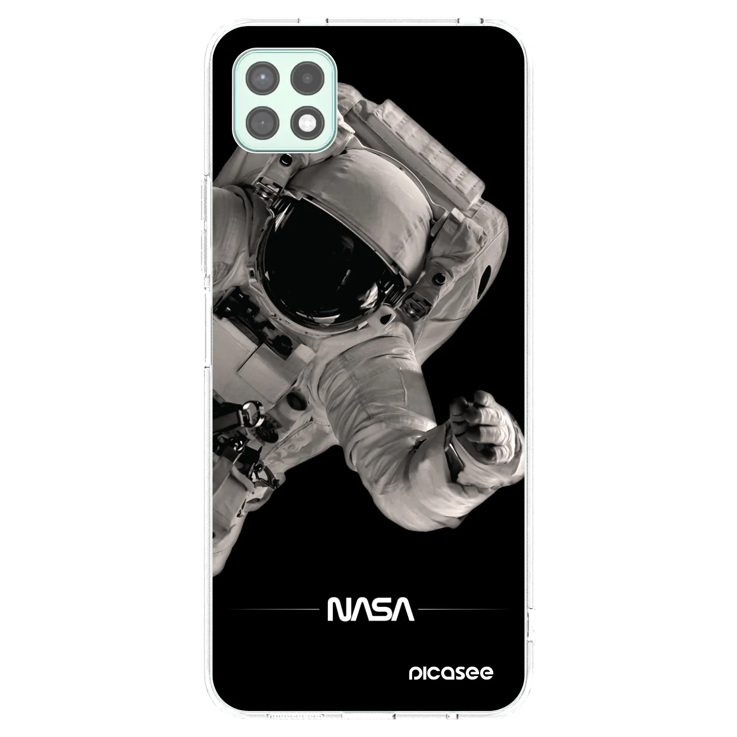 Picasee silikonový průhledný obal pro Samsung Galaxy A22 A226B 5G - Astronaut Big