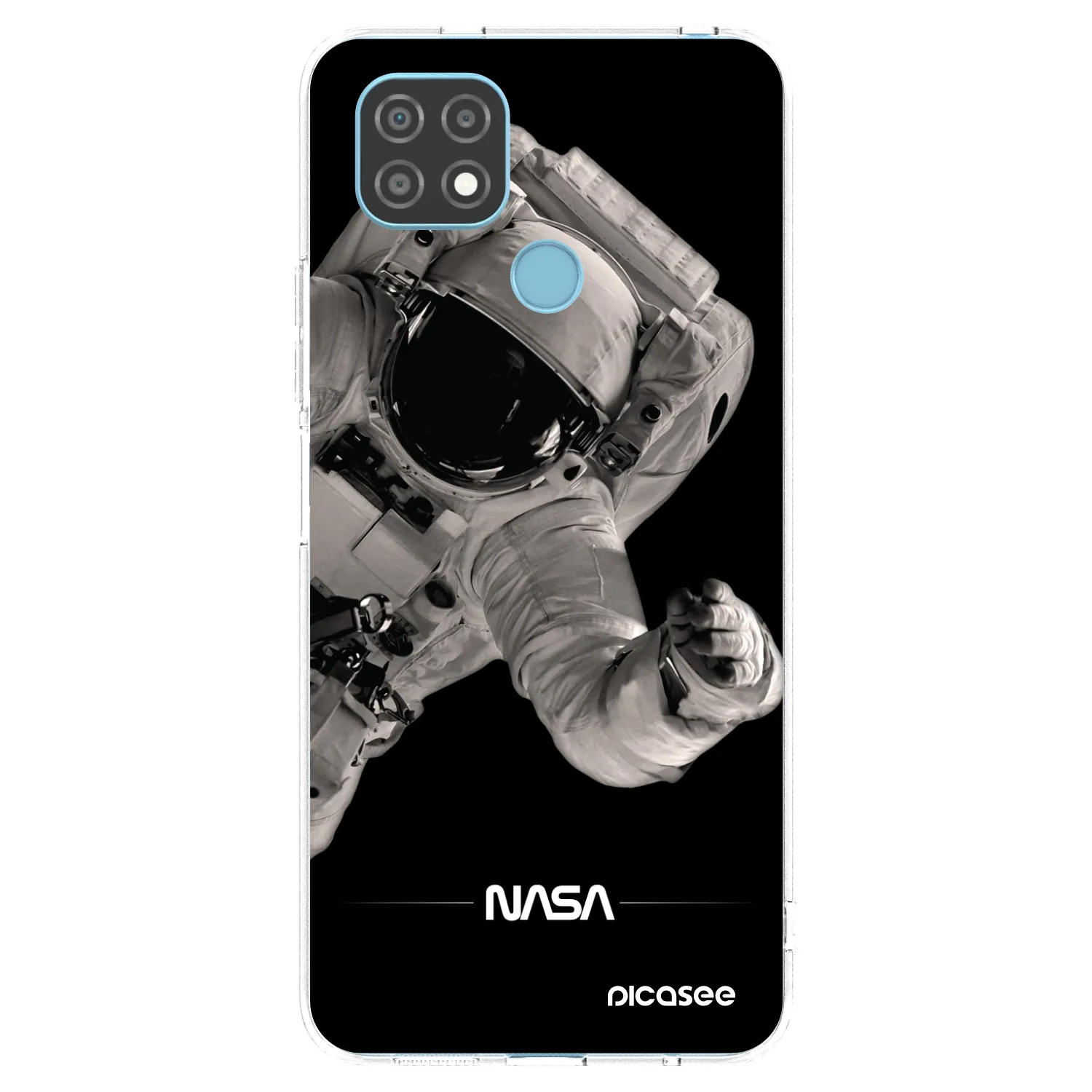 Picasee silikonový průhledný obal pro Realme C21 - Astronaut Big