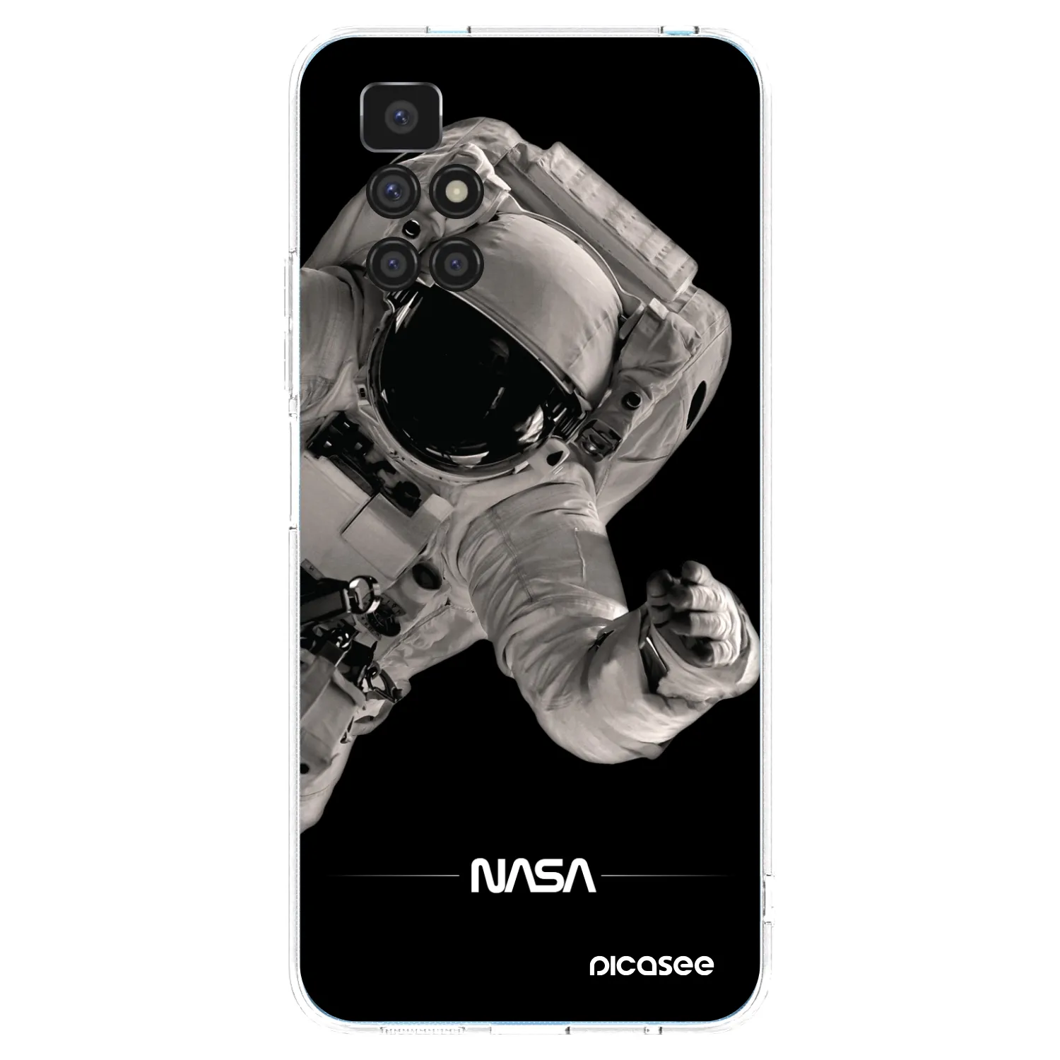 Picasee silikonový průhledný obal pro Xiaomi Redmi 10 - Astronaut Big