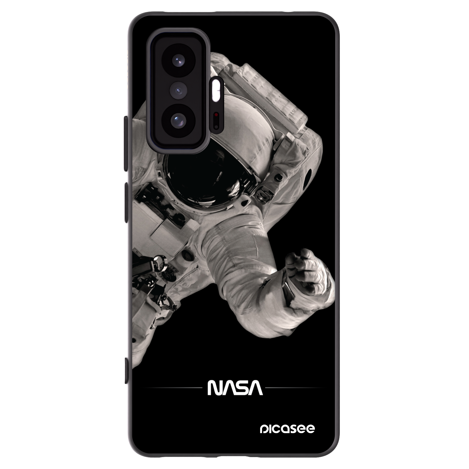 Picasee silikonový černý obal pro Xiaomi 11T - Astronaut Big