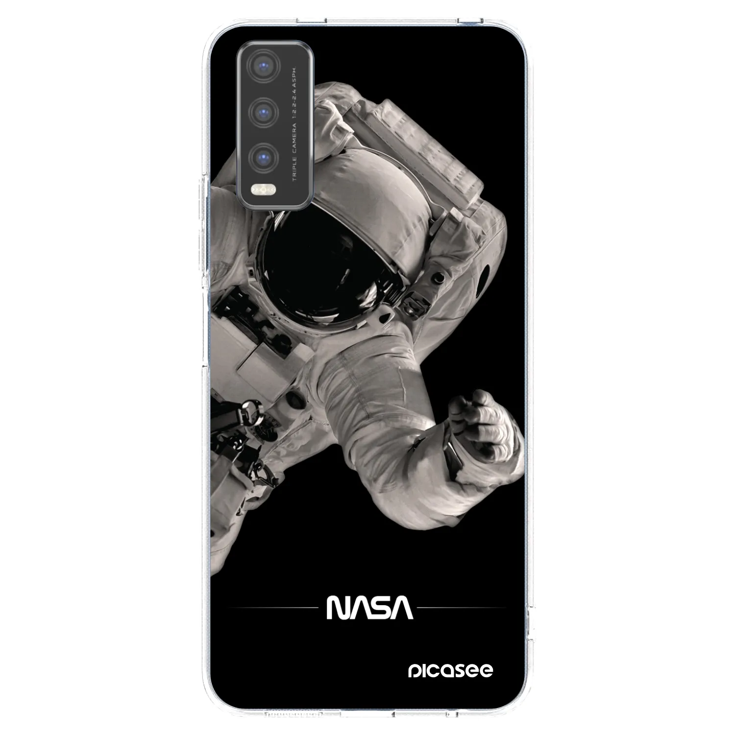 Picasee silikonový průhledný obal pro Vivo Y20s - Astronaut Big