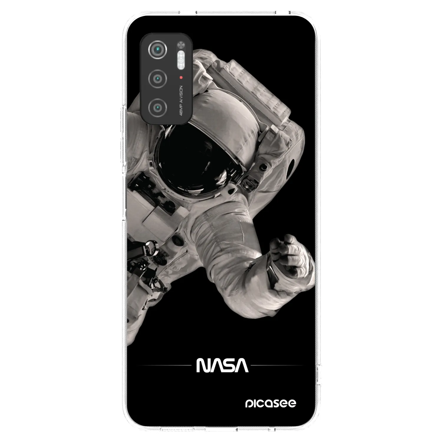 Picasee silikonový průhledný obal pro Xiaomi Poco M3 Pro 5G - Astronaut Big